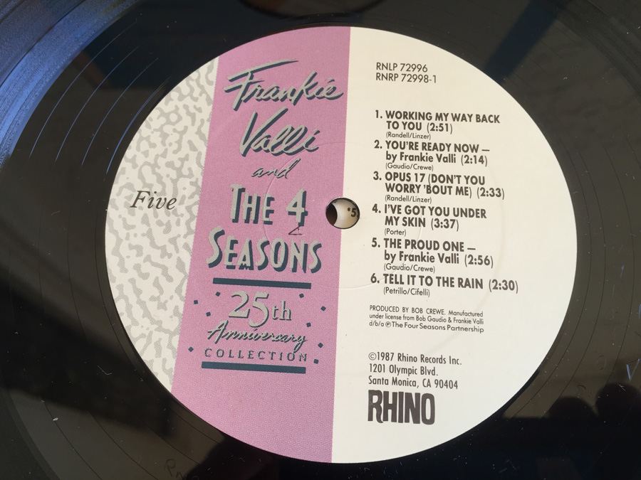 Four Seasons, The ‎- Frankie Valli & The 4 Seasons 25th Anniversary Collection - RNRP 72998-1 - 4 x Vinyl [Photo 20]