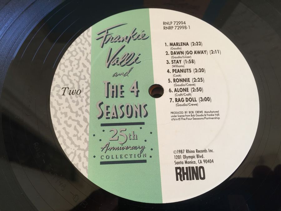 Four Seasons, The ‎- Frankie Valli & The 4 Seasons 25th Anniversary Collection - RNRP 72998-1 - 4 x Vinyl [Photo 14]