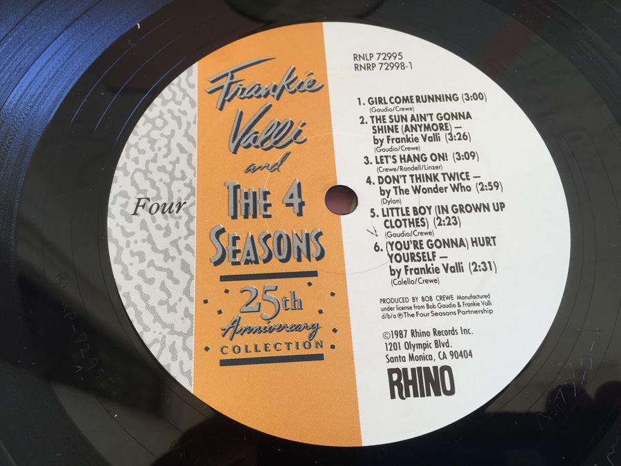 Four Seasons, The ‎- Frankie Valli & The 4 Seasons 25th Anniversary Collection - RNRP 72998-1 - 4 x Vinyl [Photo 18]