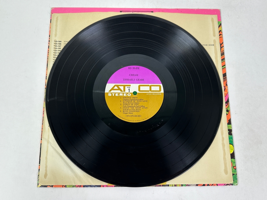 Cream - Disraeli Gears, ATCO SD 33-232, 1967 Vinyl Record [Photo 3]