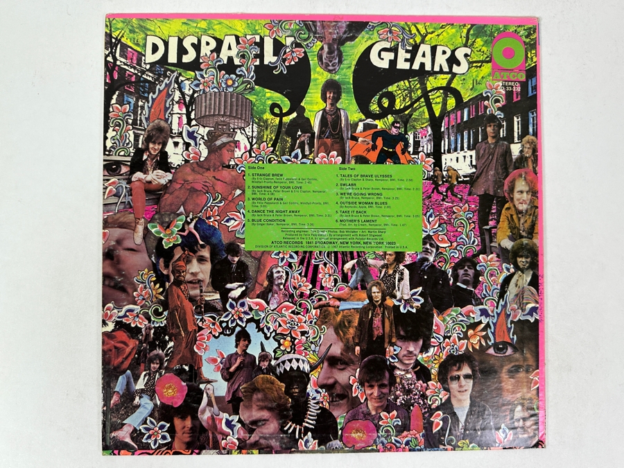 Cream - Disraeli Gears, ATCO SD 33-232, 1967 Vinyl Record [Photo 2]