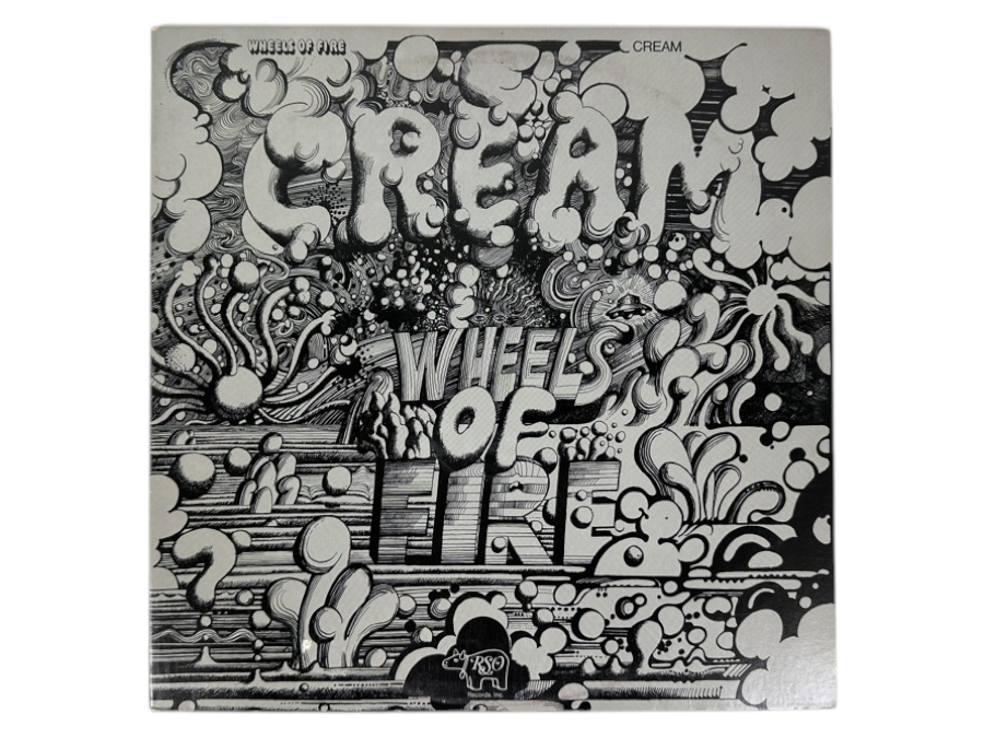 Cream - Wheels Of Fire, RSO Records RS-2-3002 1977 Vinyl Record