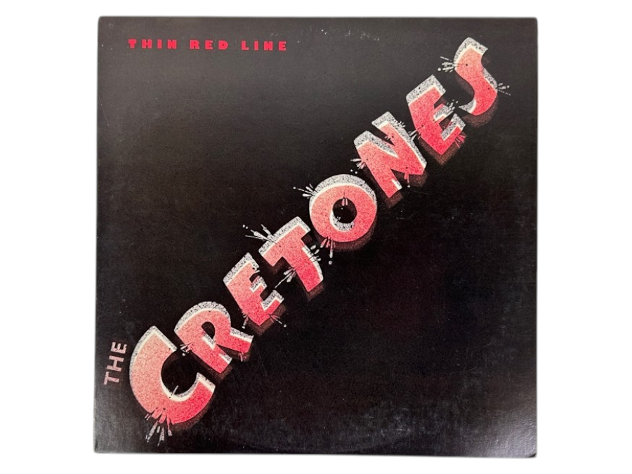 The Cretones - Thin Red Line, Planet Records, P-1, 1980. Vinyl Record