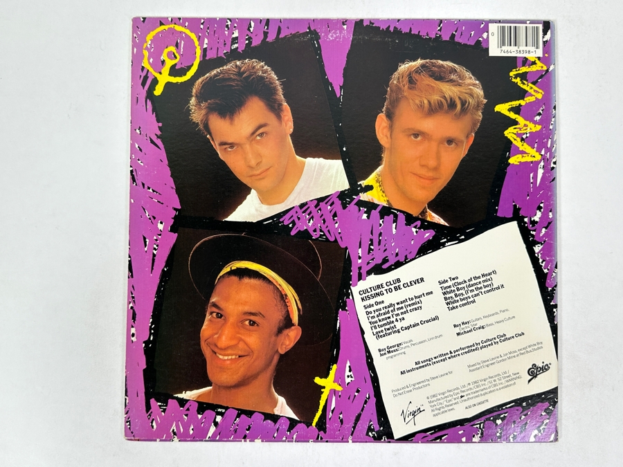 Culture Club - Kissing To Be Clever Epic FE 38398 1982 Highly Acclaimed Debut Album Vinyl Record [Photo 2]
