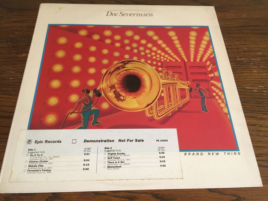 Doc Severinsen ‎- Brand New Thing - Epic ‎- PE-34925 - PROMO [Photo 1]