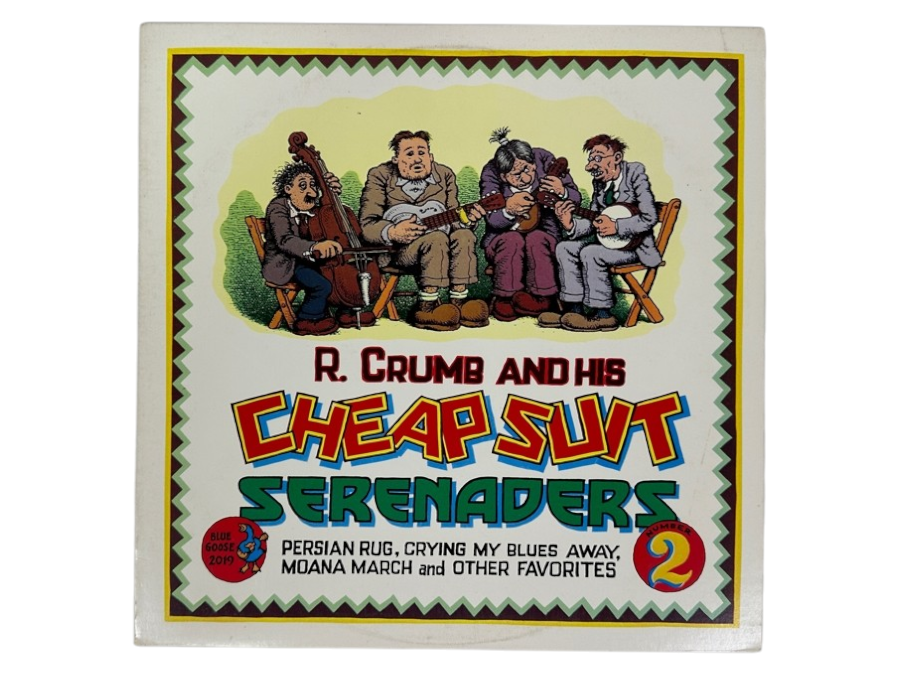 R. Crumb And His Cheap Suit Serenaders - Cheap Suit Serenaders Number 2, Blue Goose BG-2019 1980 Vinyl Record