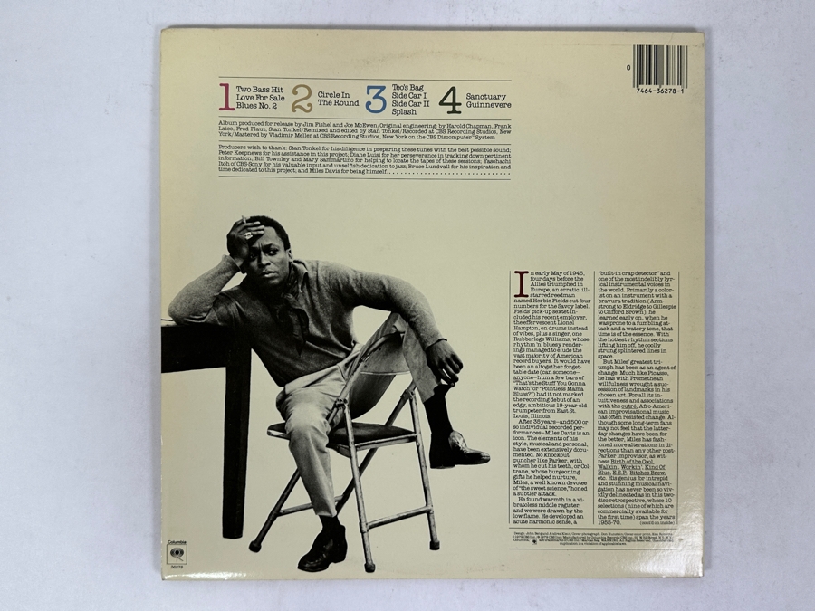 Miles Davis - Circle In The Round (Unreleased Recordings 1965-1970), Columbia, KC2 36279, 1979 2 x Vinyl Record [Photo 3]