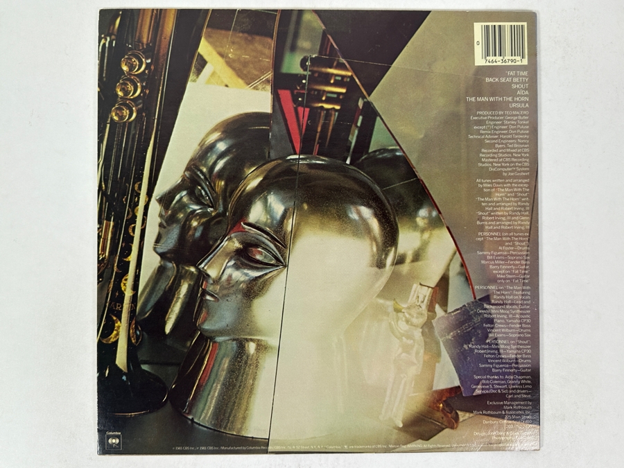 Miles Davis - The Man With The Horn, Columbia Records FC 36790 1981 Vinyl Record [Photo 2]