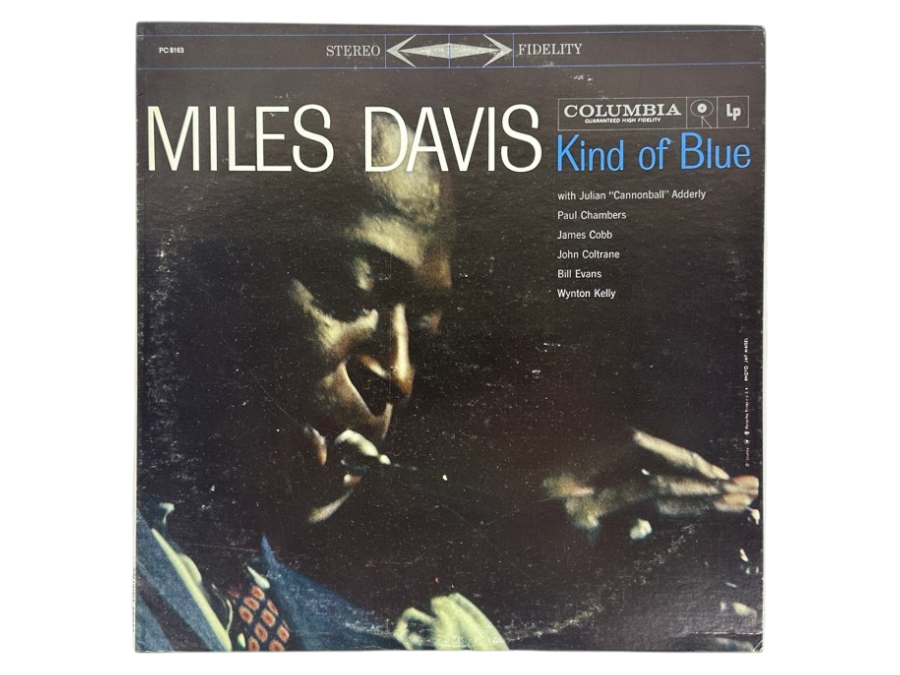 Miles Davis - Kind Of Blue, A Legendary Jazz Masterpiece From Columbia Records PC 8163, 1977 Prized Vinyl Record