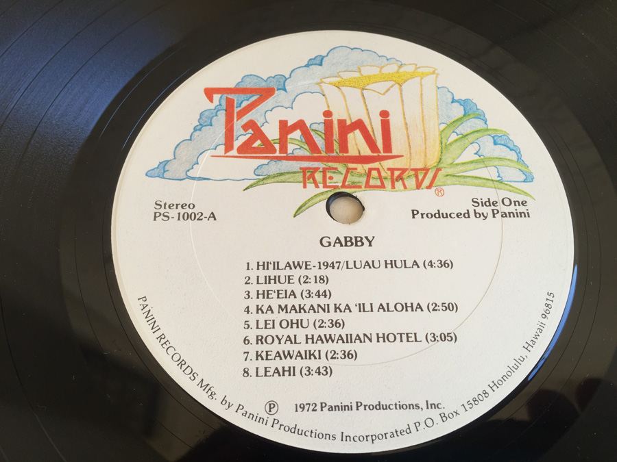Gabby Pahinui ‎- Gabby - Panini Records ‎- PS-1002 [Photo 7]