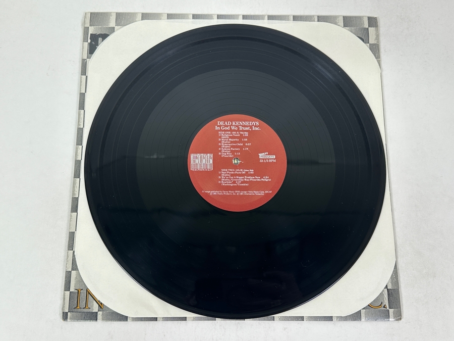 Dead Kennedys - In God We Trust, Inc. A Landmark Release From Alternative Tentacles VIRUS 5 1981 - Highly Collectible Vinyl Record [Photo 3]