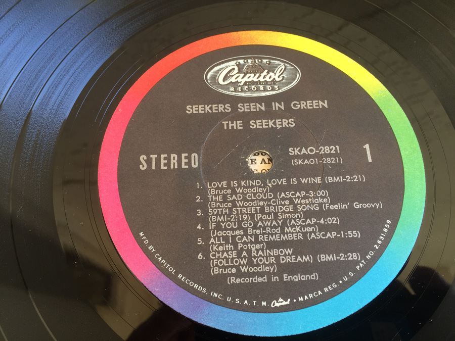 Seekers, The ‎- Seekers Seen In Green - Capitol Records ‎- SKAO-2821 [Photo 9]