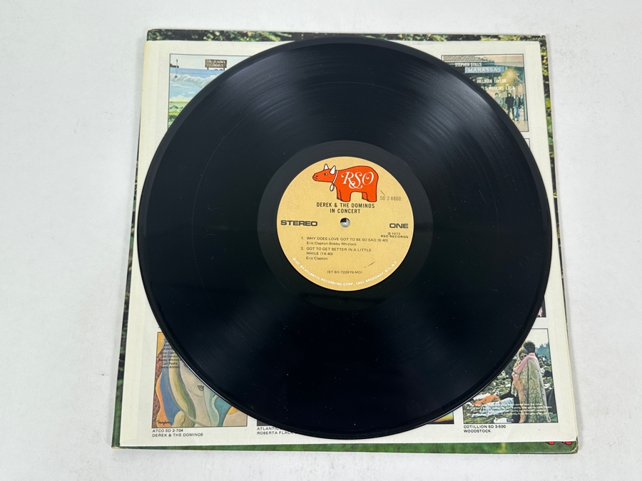 Derek & The Dominos - In Concert RSO SD 2-8800 1973 Vinyl Record [Photo 5]