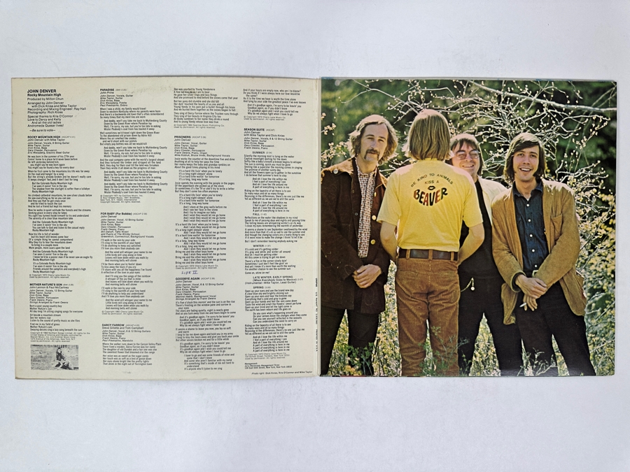 John Denver - Rocky Mountain High RCA Victor LSP-4731 1972 Vinyl Record [Photo 2]