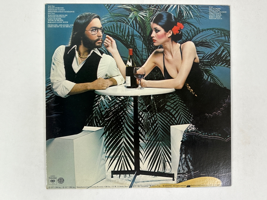 Al Di Meola - Elegant Gypsy Columbia PC 34461 1977 Vinyl Record [Photo 2]