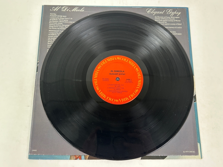 Al Di Meola - Elegant Gypsy Columbia PC 34461 1977 Vinyl Record [Photo 3]