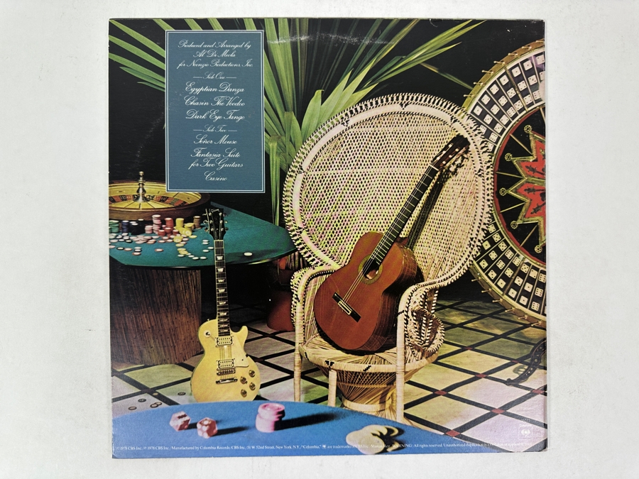 Al Di Meola - Casino Columbia JC 35277 1978 Vinyl Record [Photo 2]