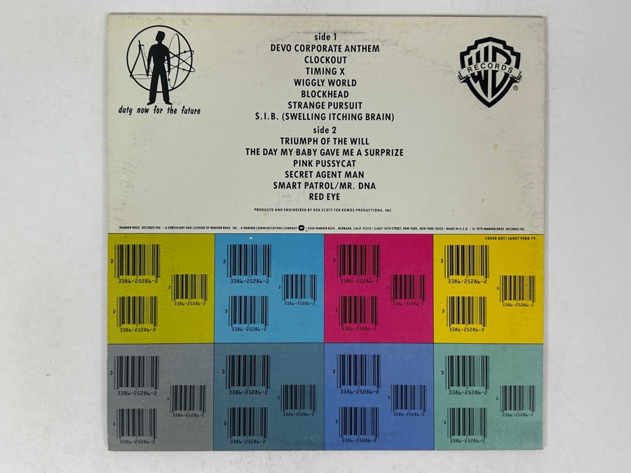 DEVO - Duty Now For The Future, Warner Bros. Records, BSK 3337, 1979 Vinyl Record [Photo 3]