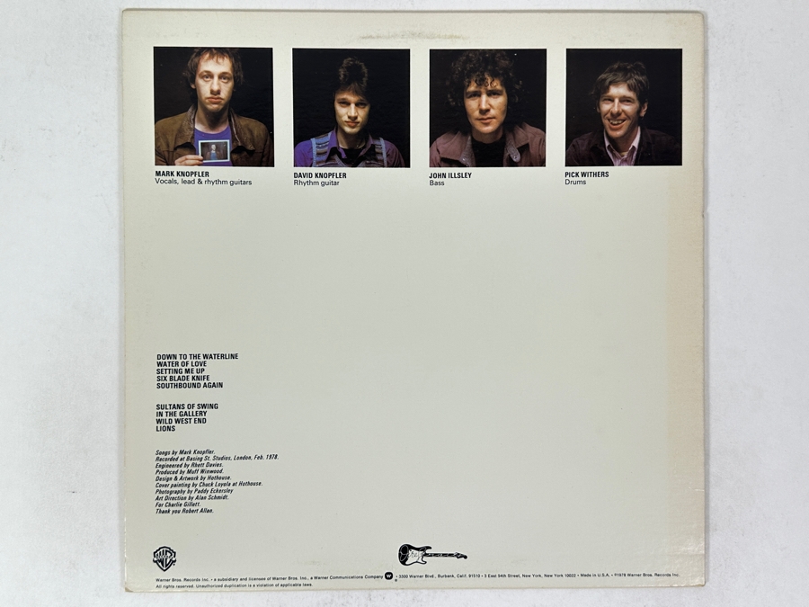 Dire Straits - Dire Straits Warner Bros. Records - BSK 3266 1978 Vinyl Record [Photo 2]