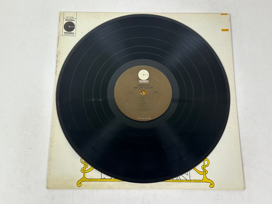 Donovan - Mellow Yellow Columbia Limited Edition LE 10184 1971 Vinyl Record [Photo 4]
