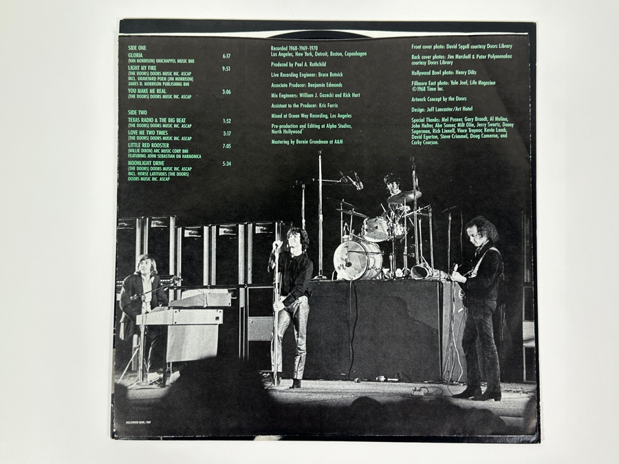 The Doors - Alive, She Cried, Elektra, 60269-1, 1983 Vinyl Record [Photo 3]