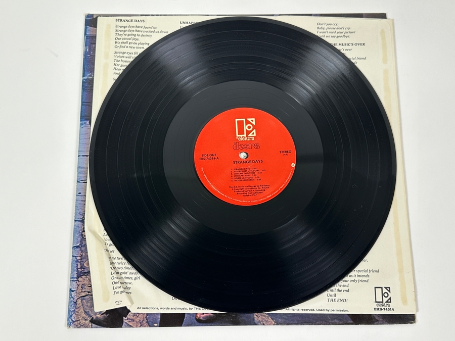 The Doors - Strange Days, Elektra EKS-74014, 1967 Vinyl Record [Photo 3]