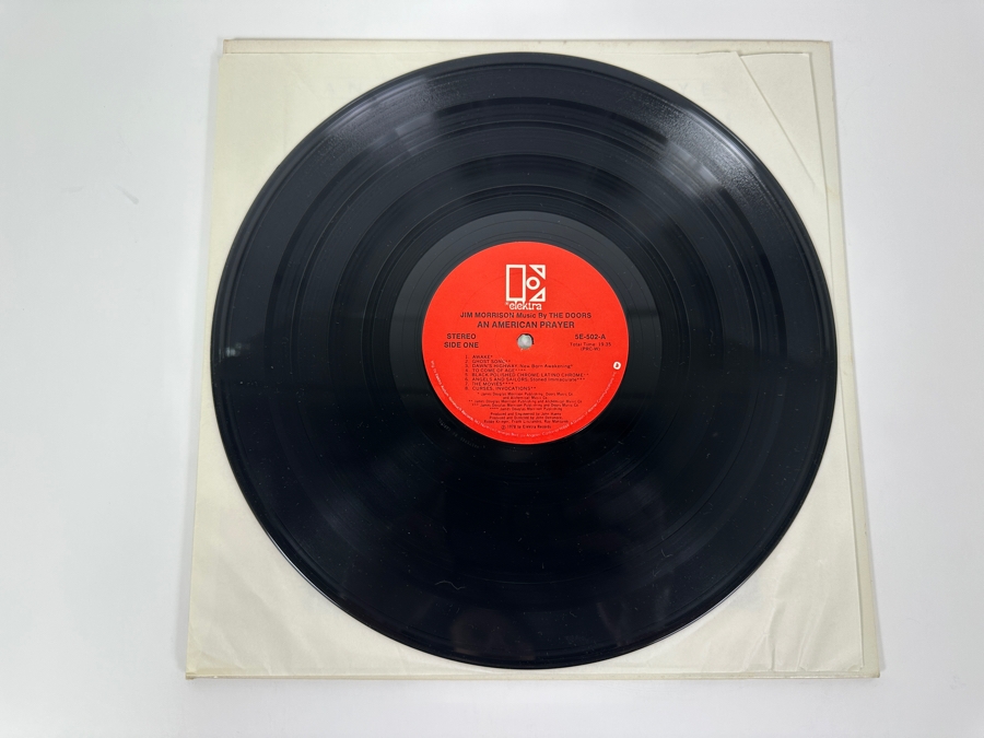 Jim Morrison Music By The Doors - An American Prayer, Elektra Records 5E-502, 1978 Original Vinyl Record [Photo 5]