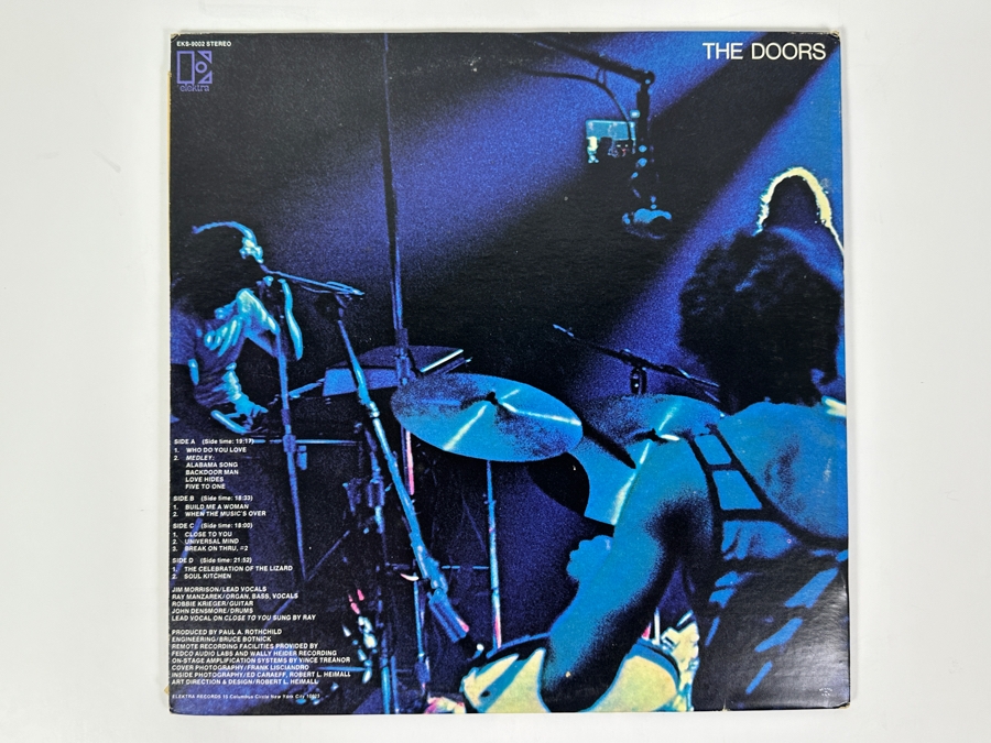 The Doors - Absolutely Live, A Classic Live Performance Capturing Jim Morrison's Electrifying Stage Presence Elektra EKS-9002 1970 2 x Vinyl Record [Photo 3]
