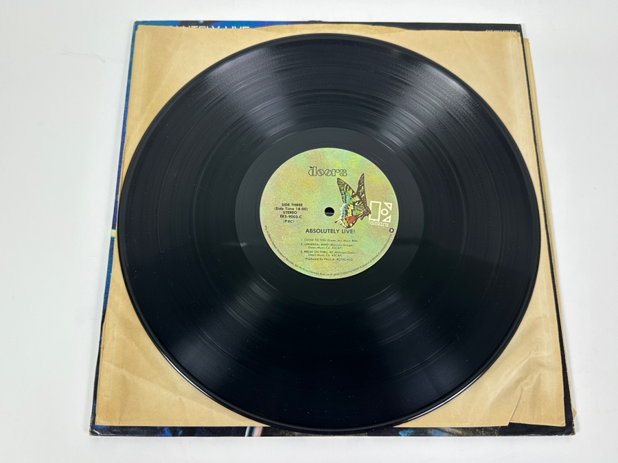 The Doors - Absolutely Live, A Classic Live Performance Capturing Jim Morrison's Electrifying Stage Presence Elektra EKS-9002 1970 2 x Vinyl Record [Photo 5]