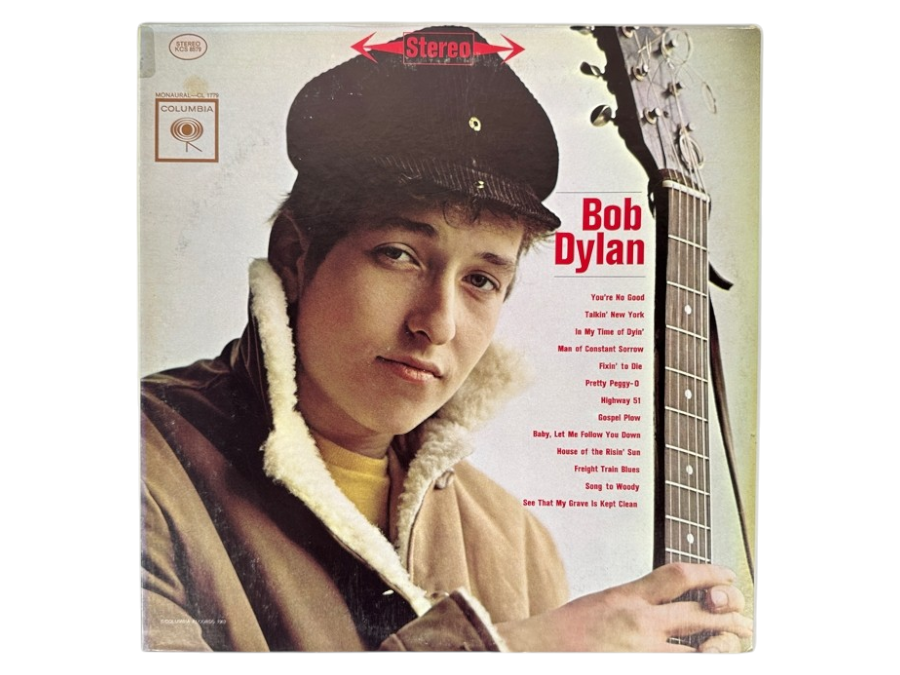 Bob Dylan - Bob Dylan, His Debut Album On Columbia Records, Stereo KCS 8579, Released In 1962 - Classic Folk Vinyl Record