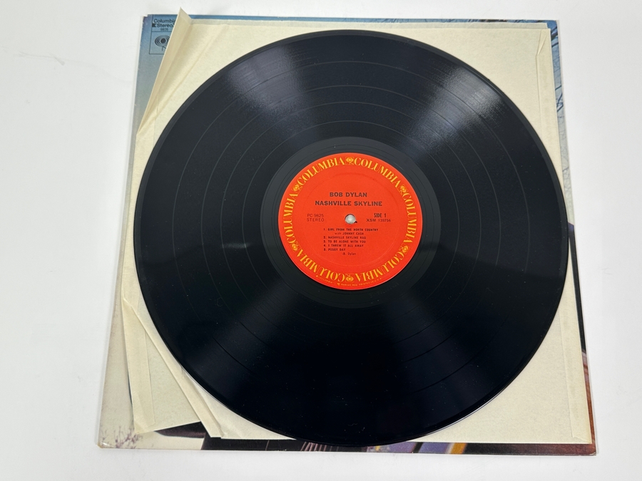 Bob Dylan - Nashville Skyline Columbia PC 9825 1973 Vinyl Record [Photo 3]