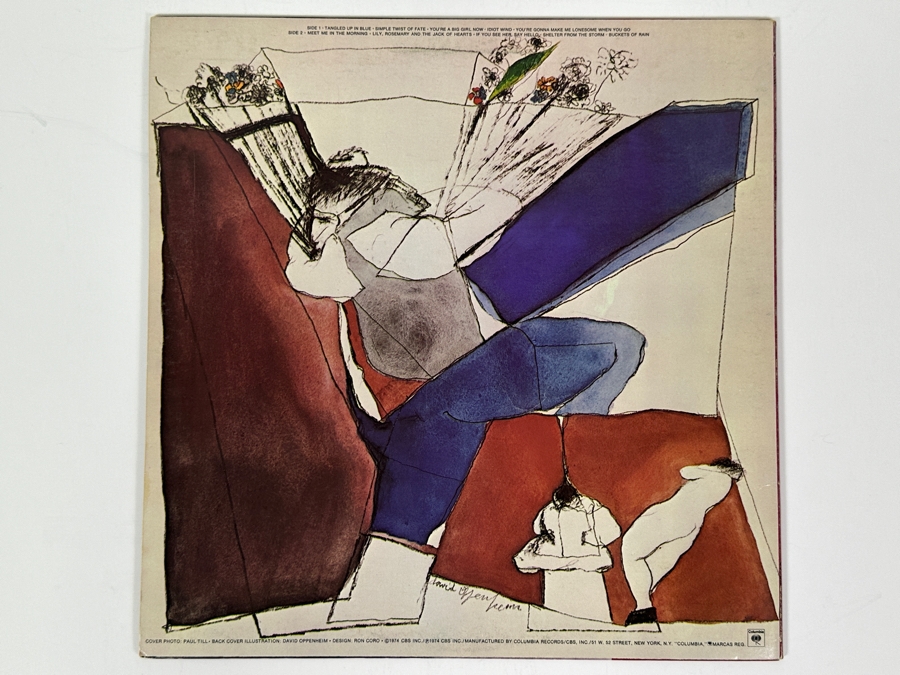 Bob Dylan - Blood On The Tracks Columbia PC 33235 1975 Vinyl Record [Photo 2]