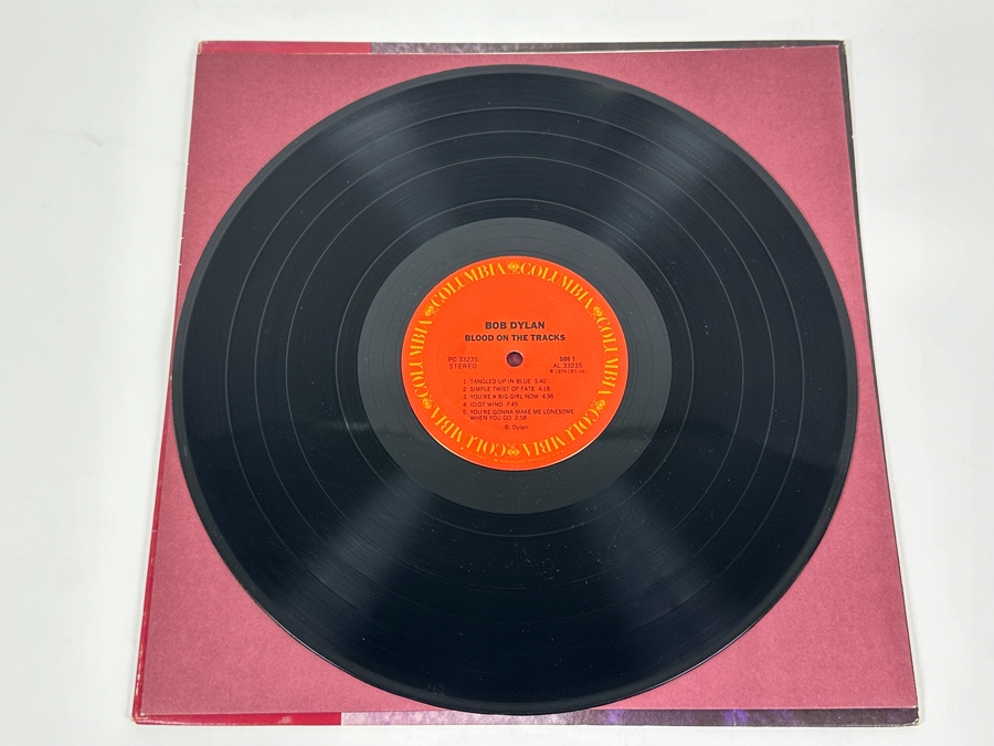Bob Dylan - Blood On The Tracks Columbia PC 33235 1975 Vinyl Record [Photo 3]