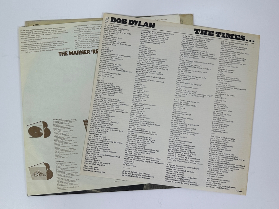 Bob Dylan - The Times They Are A-Changin', Columbia KCS 8905, Released 1964 Vinyl Record [Photo 3]