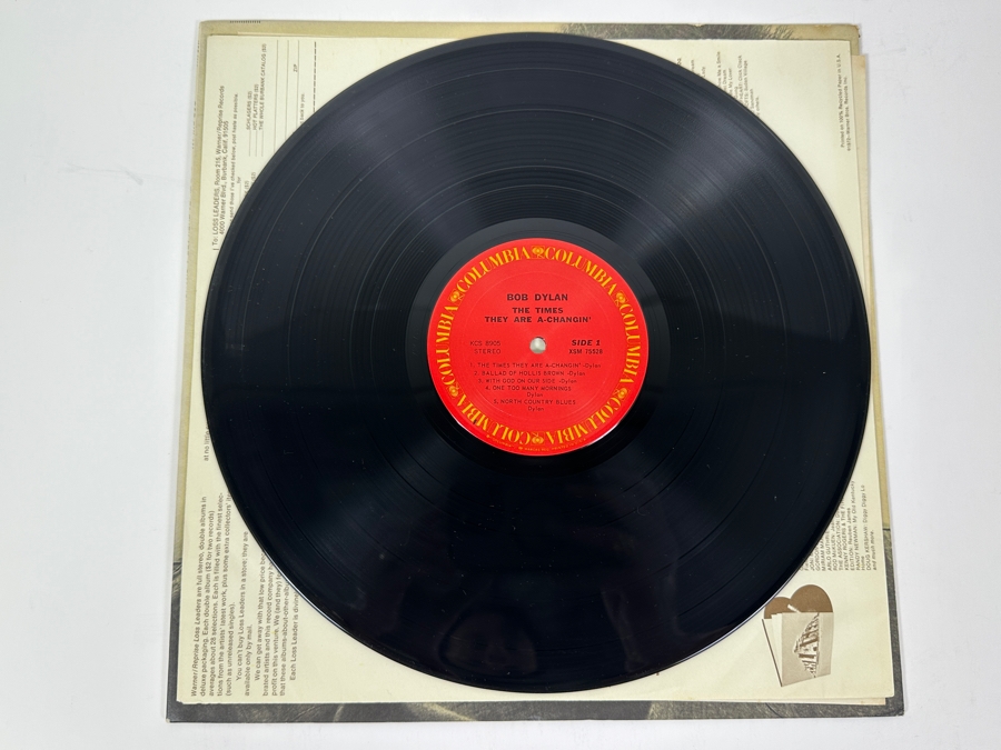 Bob Dylan - The Times They Are A-Changin', Columbia KCS 8905, Released 1964 Vinyl Record [Photo 4]