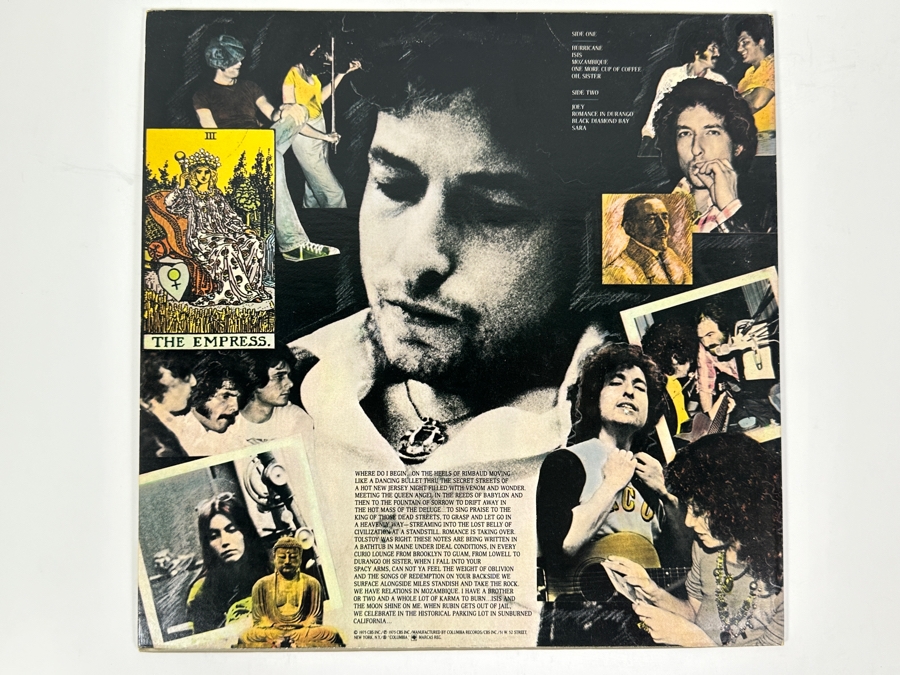 Bob Dylan - Desire Columbia, PC 33893 1976 Vinyl Record [Photo 2]