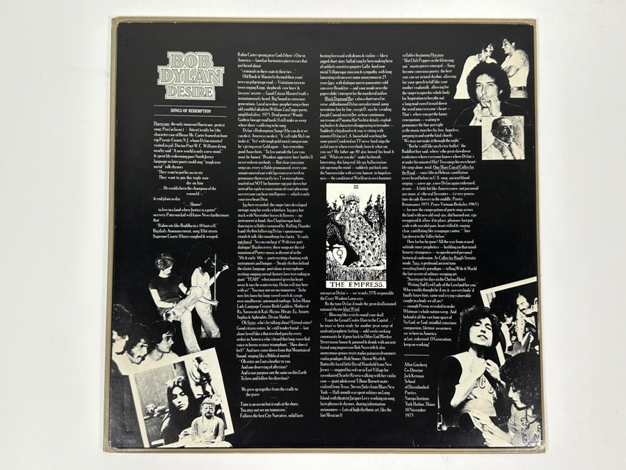 Bob Dylan - Desire Columbia, PC 33893 1976 Vinyl Record [Photo 3]
