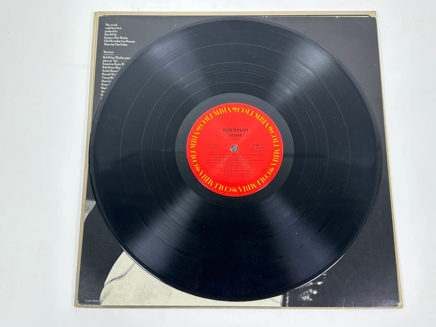 Bob Dylan - Desire Columbia, PC 33893 1976 Vinyl Record [Photo 4]