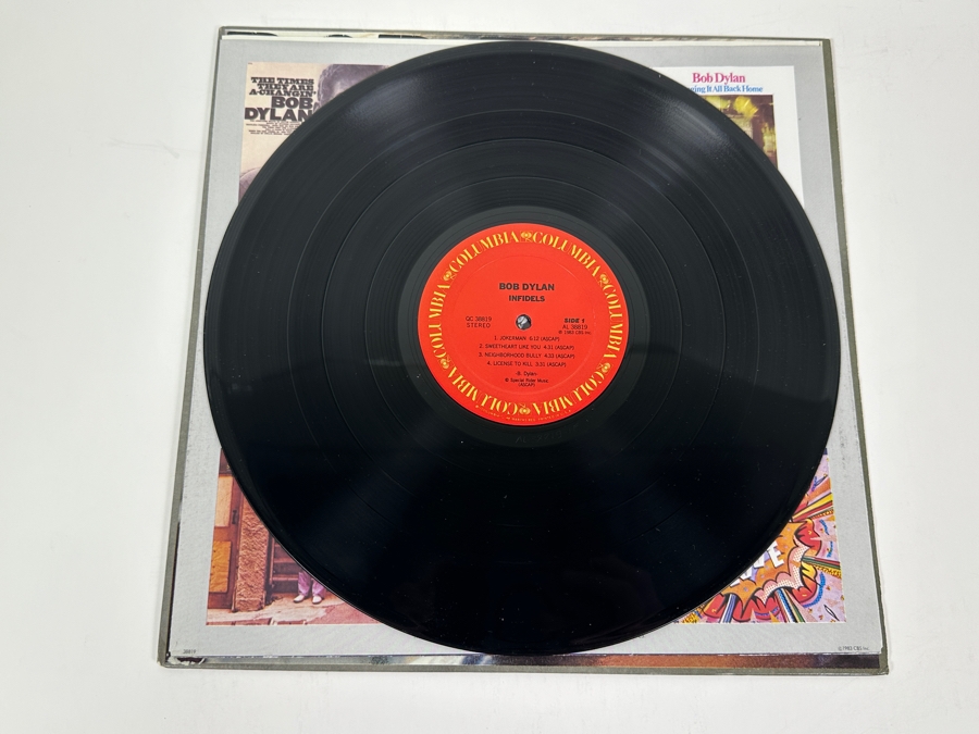 Bob Dylan - Infidels Columbia QC 38819 1983 Vinyl Record [Photo 3]
