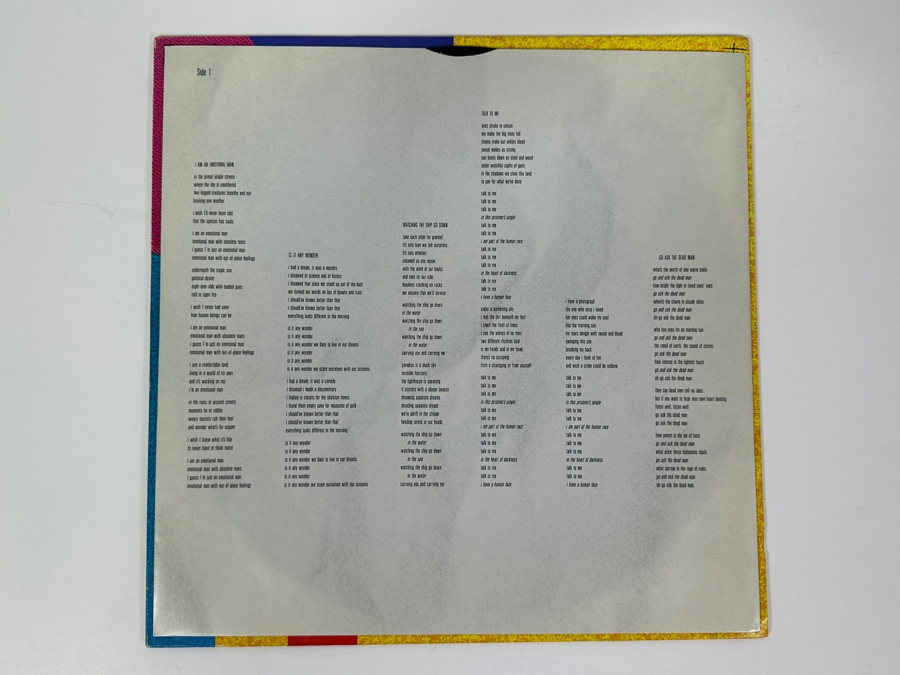 Ideola - Tribal Opera. Ideola. IDLP 001. 1990 Vinyl Record Demo Record [Photo 4]