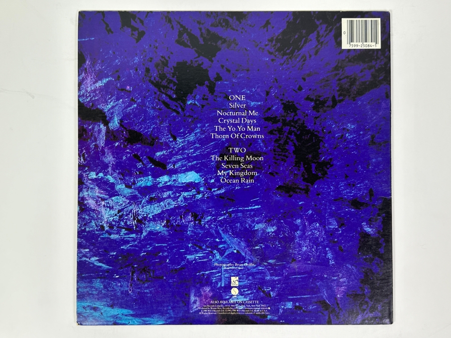 Echo & The Bunnymen - Ocean Rain, Sire Records 1-25084, 1984 Vinyl Record [Photo 2]