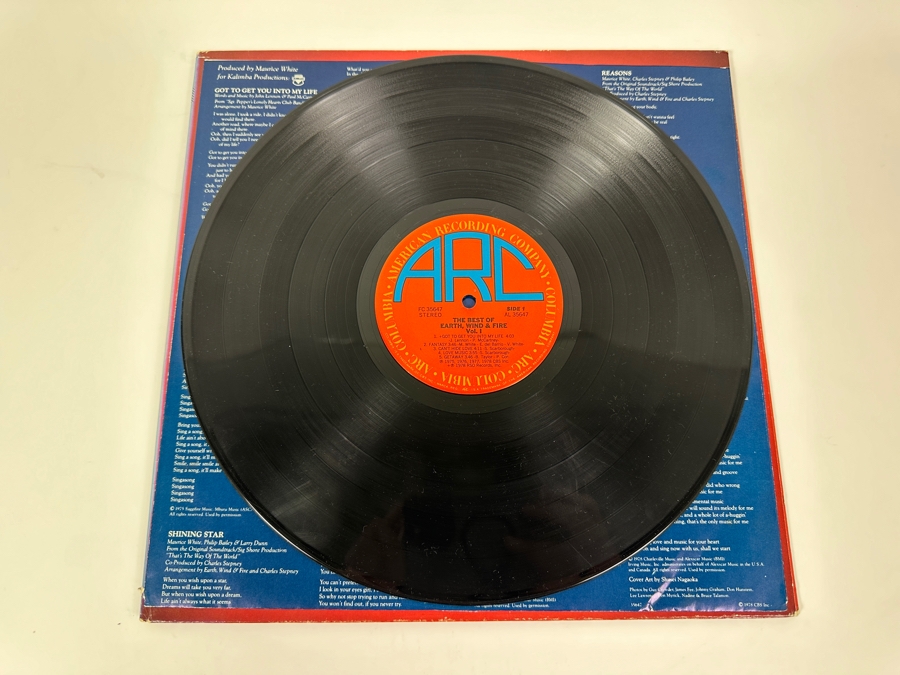 Earth, Wind & Fire - The Best Of - Vol. 1 - Columbia Records FC 35647 1978 Vinyl Record [Photo 4]