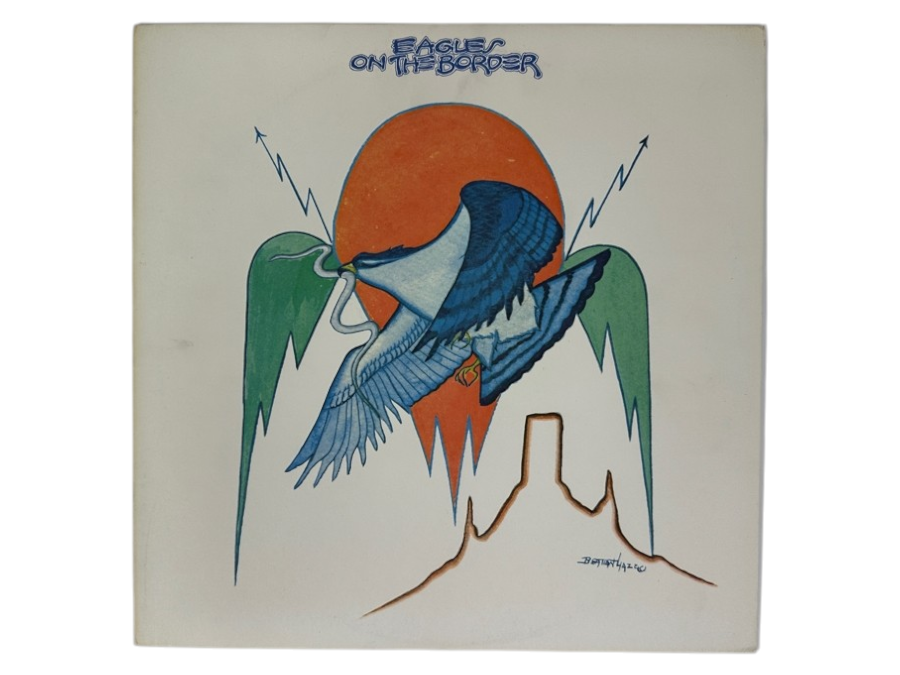 Eagles - On The Border, Asylum Records 7E-1004 1974 Vinyl Record