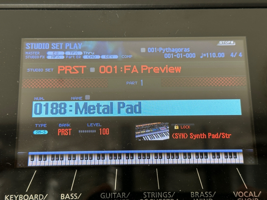 Roland Fantom-08 Synthesizer Workstation With Stageline Stand 55W X 12.5D X 36H Retails $2,400 [Photo 9]