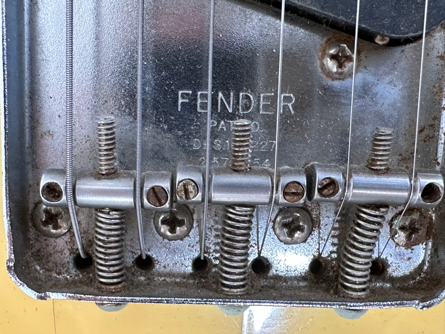 Vintage 1971 Fender Telecaster Electric Guitar, Featuring A Cream Body, White Pickguard, And Maple Fretboard S/N 309179 [Photo 9]