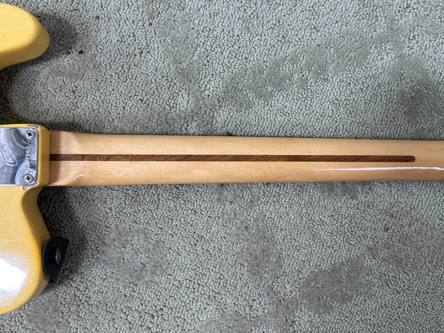 Vintage 1971 Fender Telecaster Electric Guitar, Featuring A Cream Body, White Pickguard, And Maple Fretboard S/N 309179 [Photo 16]