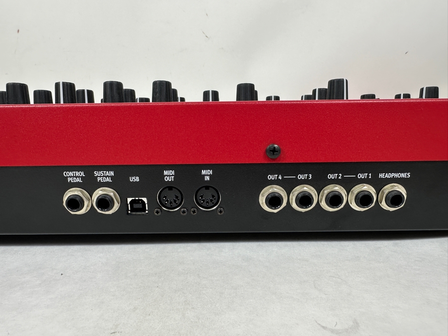 Nord Lead 4 Performance Synthesizer In Red 34'W Retails $1,900 [Photo 10]