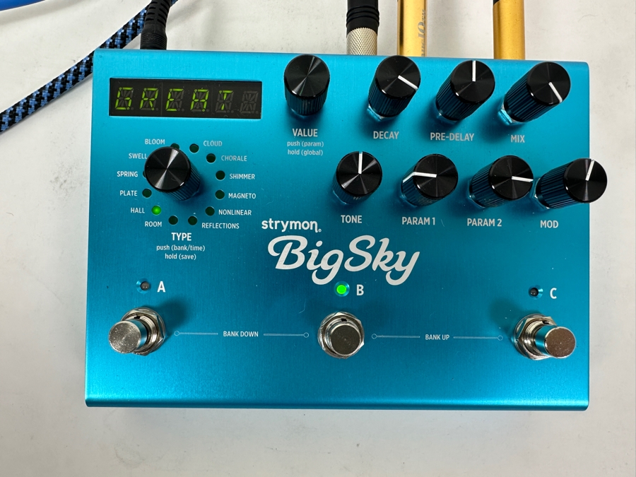 Strymon BigSky Multidimensional Reverb Effects Pedal Retails $479 [Photo 5]