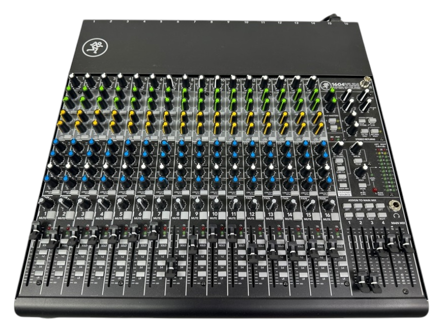 Mackie 1604VLZ4: A 16-Channel Analog Audio Mixer For Professional Sound Mixing And Control 17.5W X 17D X 6H Retails $1,049