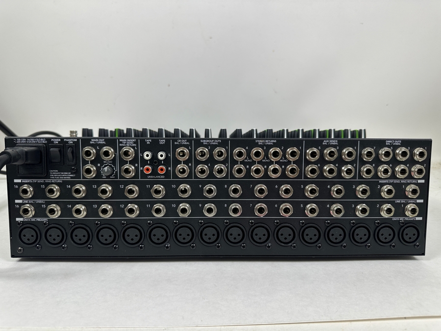 Mackie 1604VLZ4: A 16-Channel Analog Audio Mixer For Professional Sound Mixing And Control 17.5W X 17D X 6H Retails $1,049 [Photo 7]